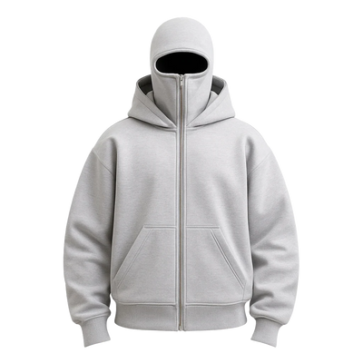 Ski Mask Zip Hoodie | Unisex
